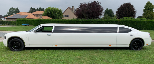 witte Dodge Charger Limo