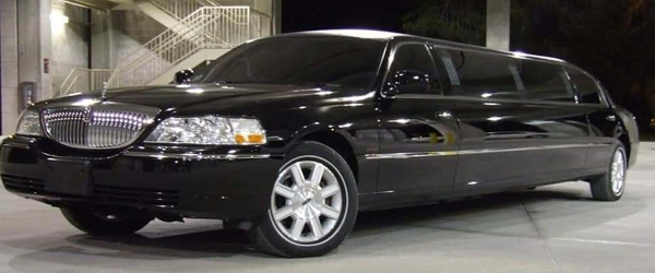 Zwarte Lincoln limousine